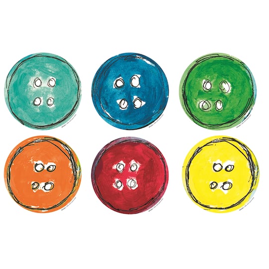 Teacher Created Resources Pete the Cat® Groovy Buttons Accents, 3 Packs of 36